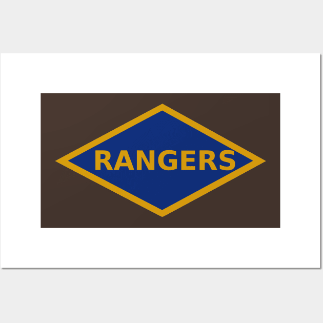 WW2 Ranger Patch Wall Art by TCP